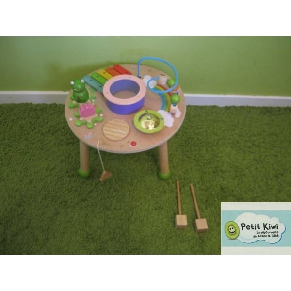 Everearth Table Musicale En Bois Kadolog