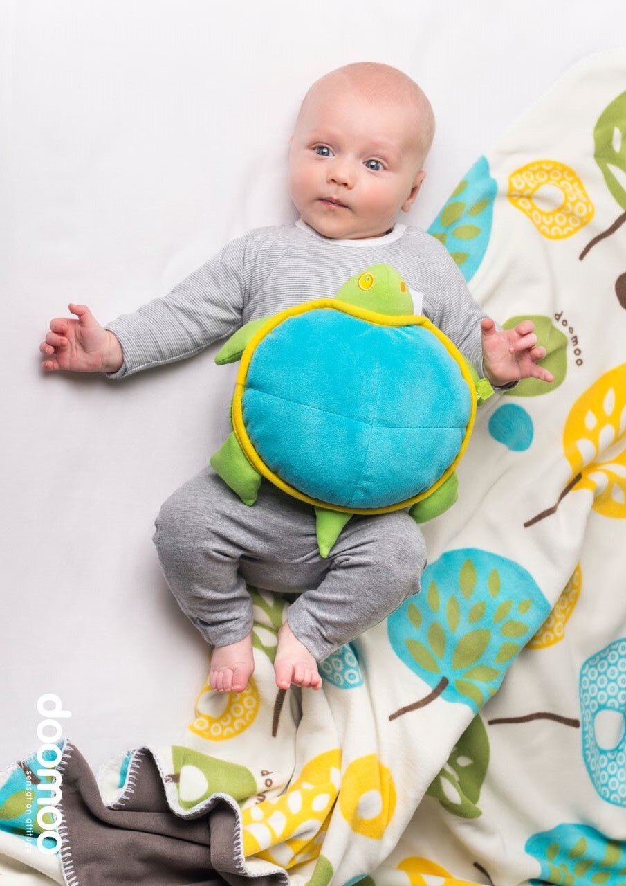La Tortue Doudou Bouillotte Turquoise Doomoo Snoogy Chez Orchestra Kadolog