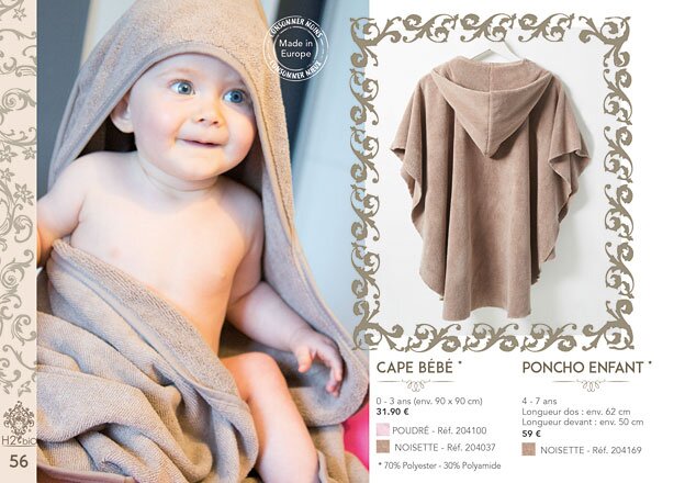 Poncho Bebe H2o Kadolog