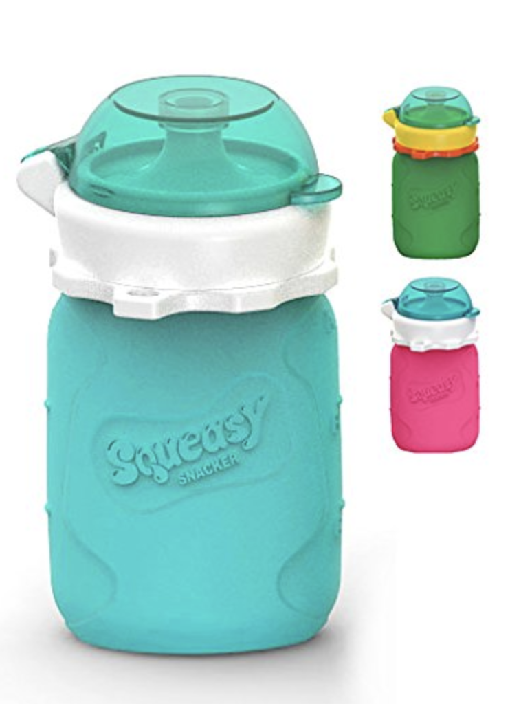 Gourde à compote réutilisable SQUEASY SNACKER Kadolog