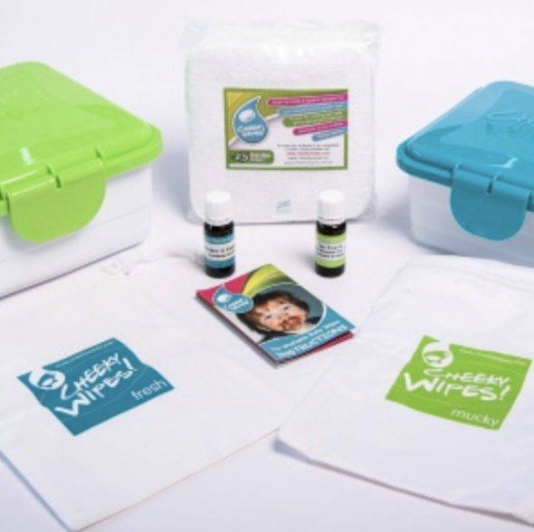Kit de lingettes lavables Cheeky WIpes Kadolog