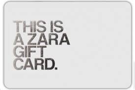 cadeau kaart zara