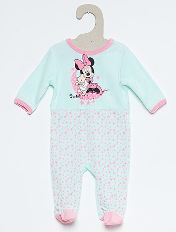 Reservez Le Cadeau Pyjama En Velours Minnie Mouse Bebe Fille Kiabi 13 00 Kadolog