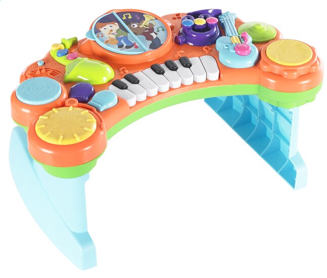 Reservez Le Cadeau Dreamland Table Musicale Orange Et Bleu Kadolog
