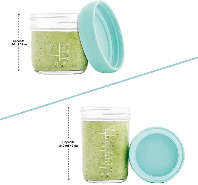 Babymoov Babybols 8 Pots De Conservation Bebe En Verre Gradues 4x2ml Kadolog