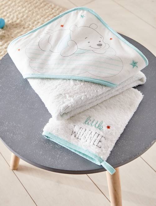 Reservez Le Cadeau Ensemble Cape De Bain Gant Assorti Bebe Fille Blanc Vert Kiabi 1 Kadolog