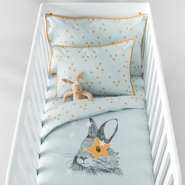 Reservez Le Cadeau Ensemble De Lit Bebe Lapin Imprimee En Coton R Baby La Redoute Kadolog