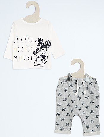 Ensemble Tee Shirt Sarouel Mickey Bebe Garcon Kiabi 13 00 Kadolog