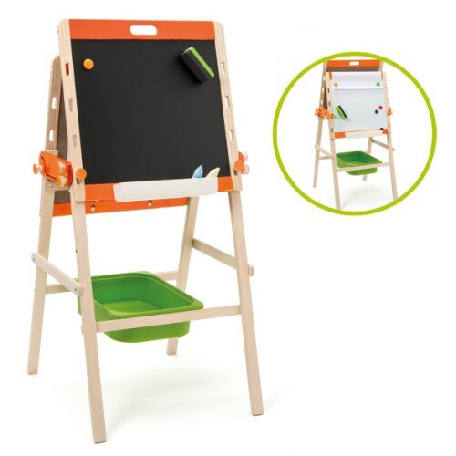 Tableau 2 supports pliable et réglable en hauteur Oxybul pour enfant de Tableau 2 supports pliable et réglable en hauteur Oxybul pour enfant de