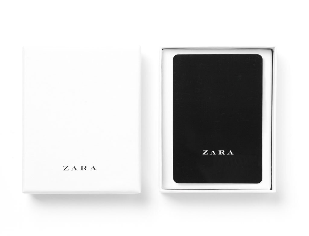cadeau kaart zara