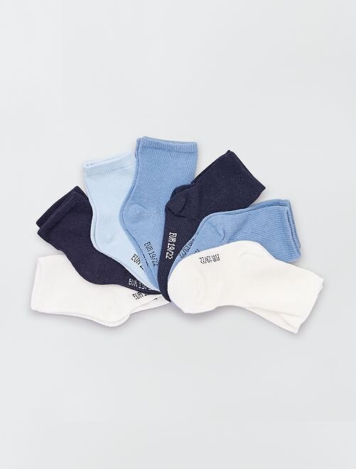 Reservez Le Cadeau Lot De 7 Paires De Chaussettes Eco Concu Bebe Fille Bleu Kiabi 5 Kadolog