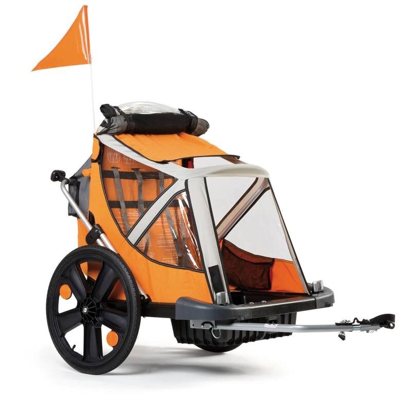 poussette remorque decathlon