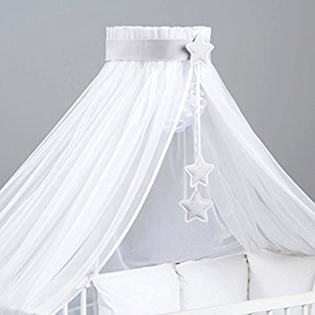 Ciel De Lit Bebe Avec Son Support Fleche De Lit Bebe Taille Xxl Mous Kadolog