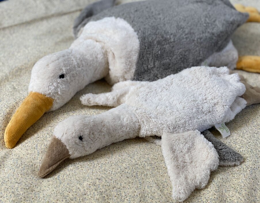 Peluche Bebe Senger Mouette Petite Manipani Kadolog