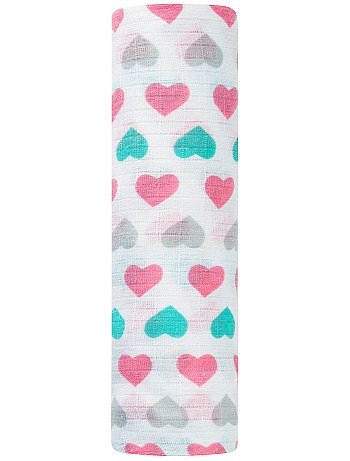 Maxi Lange 107 X 107 Cm Imprimes Ideal Baby Bebe Fille Kiabi 9 00 Kadolog