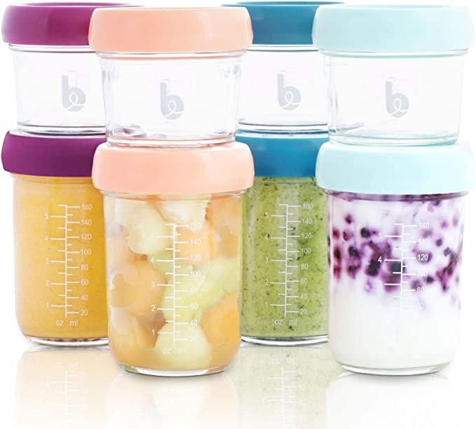 Babymoov Babybols 8 Pots De Conservation En Verre Amazon Fr Bebes Kadolog