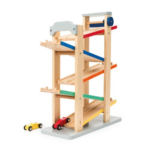 Toboggan de course en bois pour enfant de 18 mois à 3 ans Oxybul