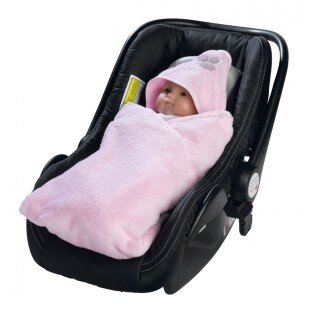 Couverture De Voyage Soft Rose Dragee Gamme Soft Bebe 9 Creation Kadolog