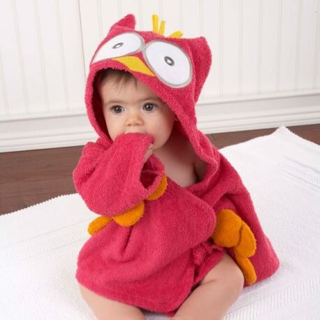Sortie De Bain Bebe Chouette Rose Peignoir Naissance Kadolog Sortie De Bain Bebe Chouette Rose Peignoir Naissance Kadolog