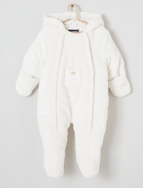 Combinaison Pilote En Polaire Bebe Fille Blanc Kiabi 25 00 Kadolog Combinaison Pilote En Polaire Bebe Fille Blanc Kiabi 25 00 Kadolog