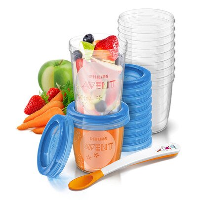 Kit Gourmet Conservation Purees De Philips Avent Pots Aubert Kadolog