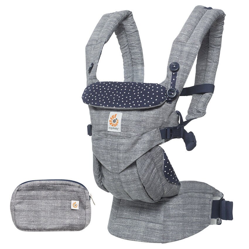 Porte Bebe Omni 360 Gris Bleu Etoile Orchestra Be Kadolog