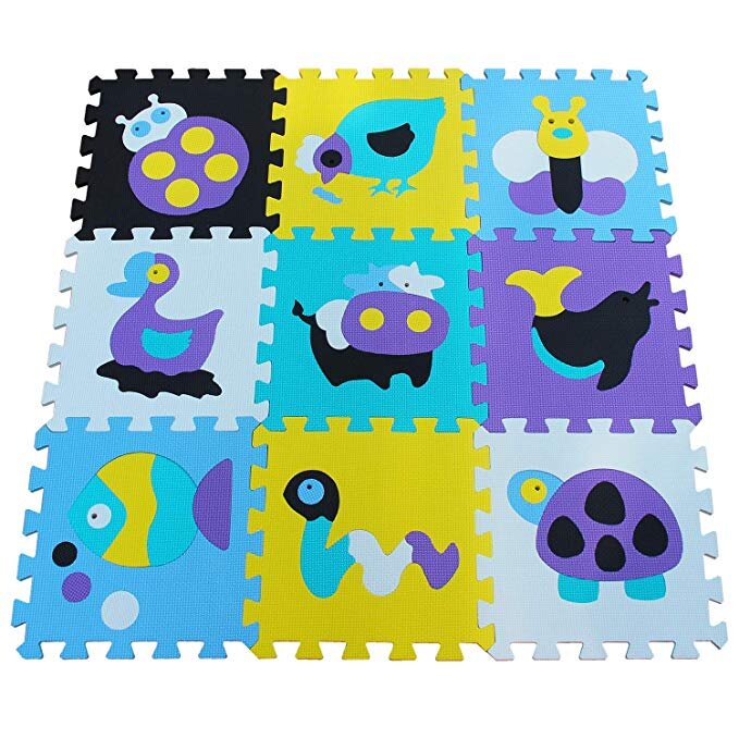Qqpp Eva Puzzle Tapis Mousse Bebe Ideal Pour Les Tapis De Jeux Enfant 9 Kadolog