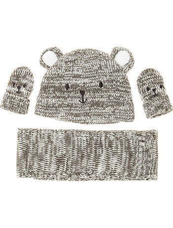 Ensemble Bonnet Echarpe Gant 0 6 Mois Kadolog
