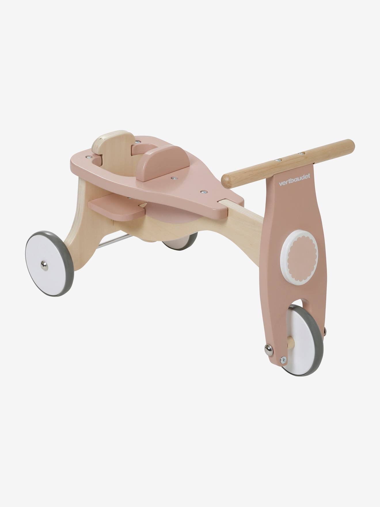 Siège enfant avec cale pieds pour vélo Guppy Junior blanc - Polisport
