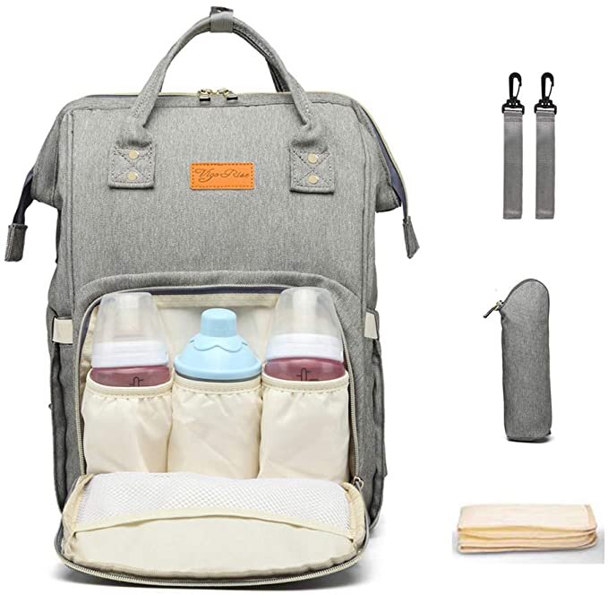 Zaino Mamma Multifunzione Neonato Fasciatoio Bambino Impermeabile Borsa Nap  - Kadolog
