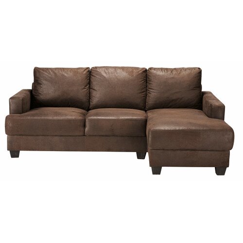 Canape Clic Clac Capitonne 3 Places Marron Studio Maisons Du Monde