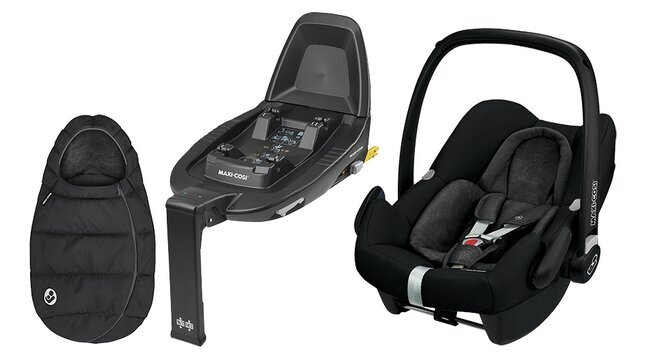 Maxi-Cosi Set 3-in-1: Draagbare autostoel Rock Basis FamilyFix 2 Voeten -  Kadolog