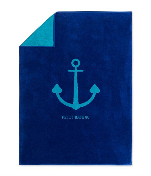 Serviette De Plage Rose Youpi Rouge Peps Petit Bateau