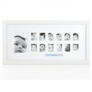 Cadre 12 Premiers Mois Blanc Bebe Des La Naissance Pearhead Oxybul Eveil Et Jeux Kadolog