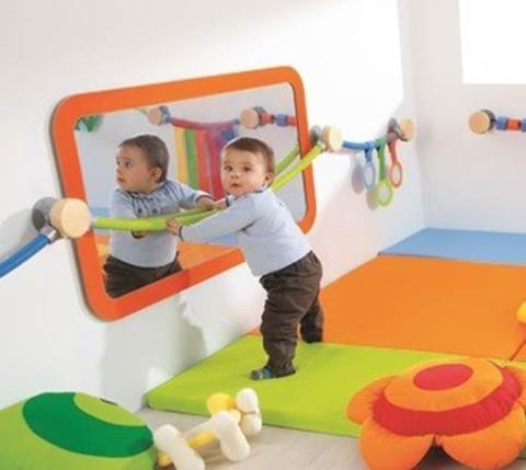 Miroir sécurisé pour enfant