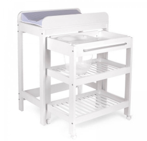 Fasciatoio 60x60 Table à Langer KraftKids Blanc - Adaptable Sur