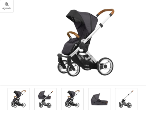 Poussette trio mutsy evo discount