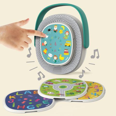 TIMIO - Lecteur éducatif avec 20 disques educational audio and music player  for kids – TIMIO.CO