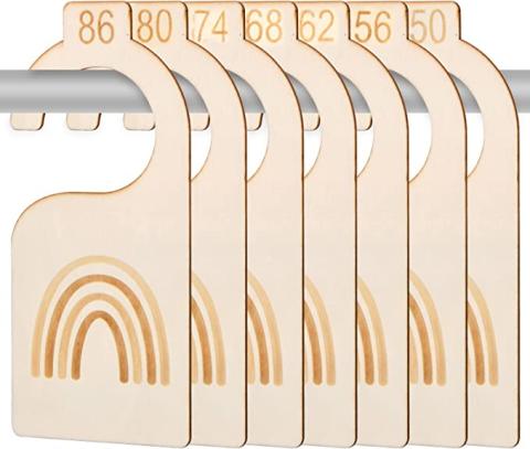40 Séparateurs De Penderie Taille XXS-XXXL – 8 Couleurs + Marqueur, Organisez Placard Bébé & Adulte Facilement