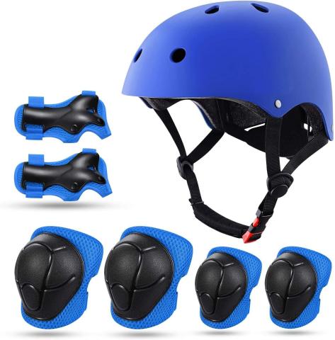 Casque + protection vélo enfant