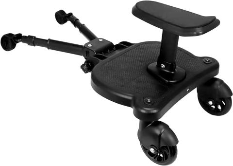 Planche de Poussette Universelle Marche Pied Poussette Pedale pour Poussette Double avec Siege Amovible Confort Plateforme Skate pour 2 6 Ans Enfants Jusqu a 25kg Noir Amazon .be Bebe et Puericultu...