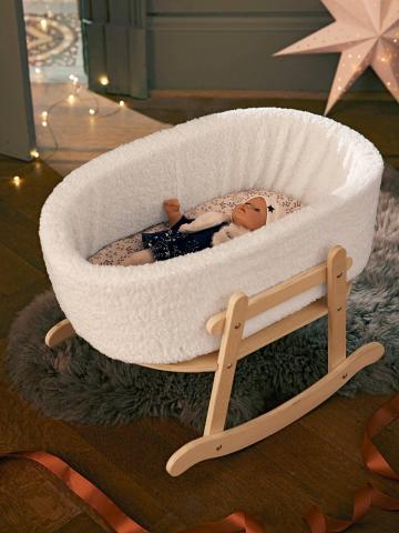 Mobile Pour Lit De Poupée En Bois Blanc - À Visser, Décoration Mignonne Pour Jouets D'enfant