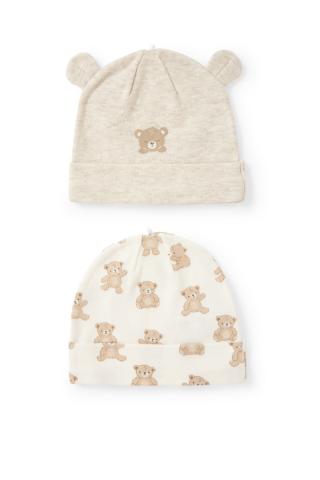 Lot de 2 oursons bonnet pour bebe C A online shop Kadolog
