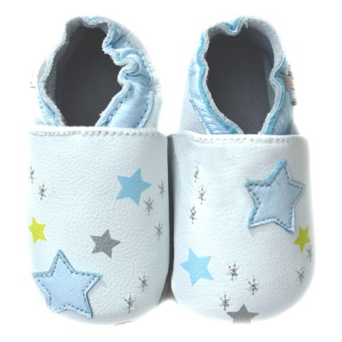 chausson cuir bébé lait et miel