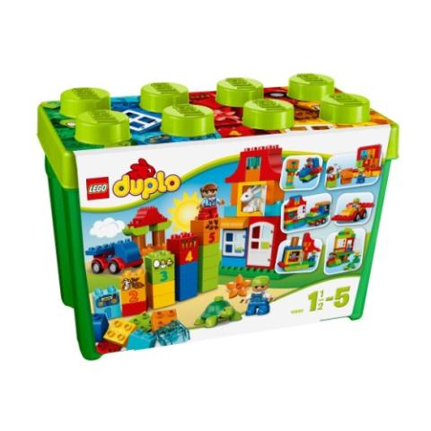 Boîte amusante de luxe XL Duplo Lego pour enfant de 1 an et demi à