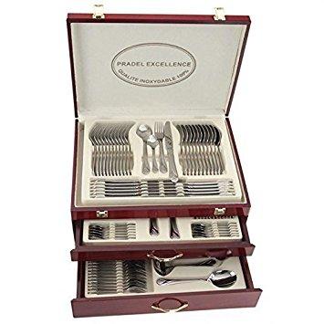 Pradel Excellence D635C-113 - Ambiance - Ménagère 113 Pièces dans un Cof