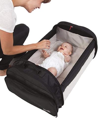 BabySun Lit de Voyage Bébé/Sac à Langer/Couffin Nomade Simple Bed, 0-6 M