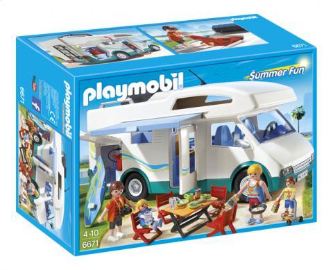 Playmobil Summer Fun 6671 Famille avec camping-car