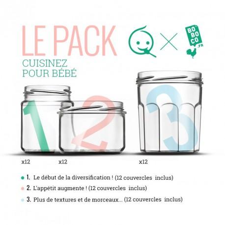 Pack premium de petits pots bébé - Boboco X Cuisinez-pour-Bebe.fr