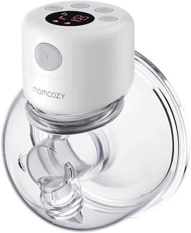 Tire-lait portatif mains libres MomCozy S12 Pro, double pompe sans